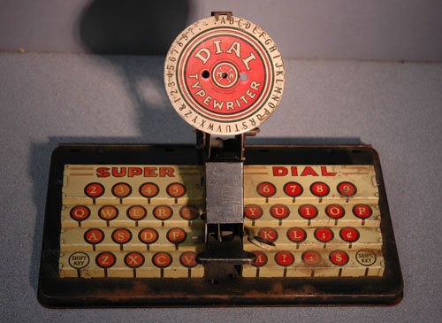 super dial typewriter marx